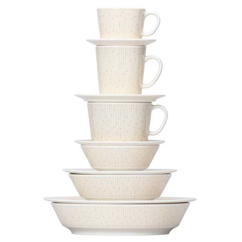 Mynio Salustus Bowl, 6.7 inches (17 cm), Beige
