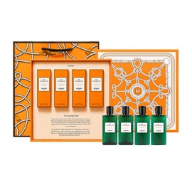 NEW Hermes Eau Dolange Vert Body 4 Piece Set / NEW 에르메스 오 도랑쥬 베르트 바디4종 세트