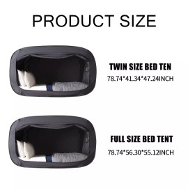 ANC POP Pop Up Privacy Tent for Indoor Use Bed Canopy for Sleeping Bed Tent Double Do...