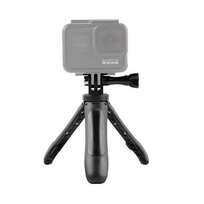 Mini Tripod Selfie Stick Metal Adapter Sports Camera Holder Cellphone