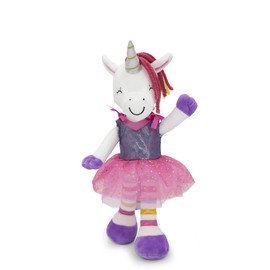 Plushible Plush Doll - Rag Dolls for Girls - Unicorn Baby Doll Stuffed Animals - Toys for Toddlers 4-6 Years Old - Soft Fabric Body - Unicorn Dolls for Girls - 14 Inch Rag Doll Unicorn