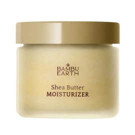 BAMBU EARTH Shea Butter Face Moisturizer - Deeply Nourishes and Hydrates Skin for a Smooth Texture and Balanced Complexion - Skincare with Natural Barrier Support for Healthy Skin - 1.5 oz net wt