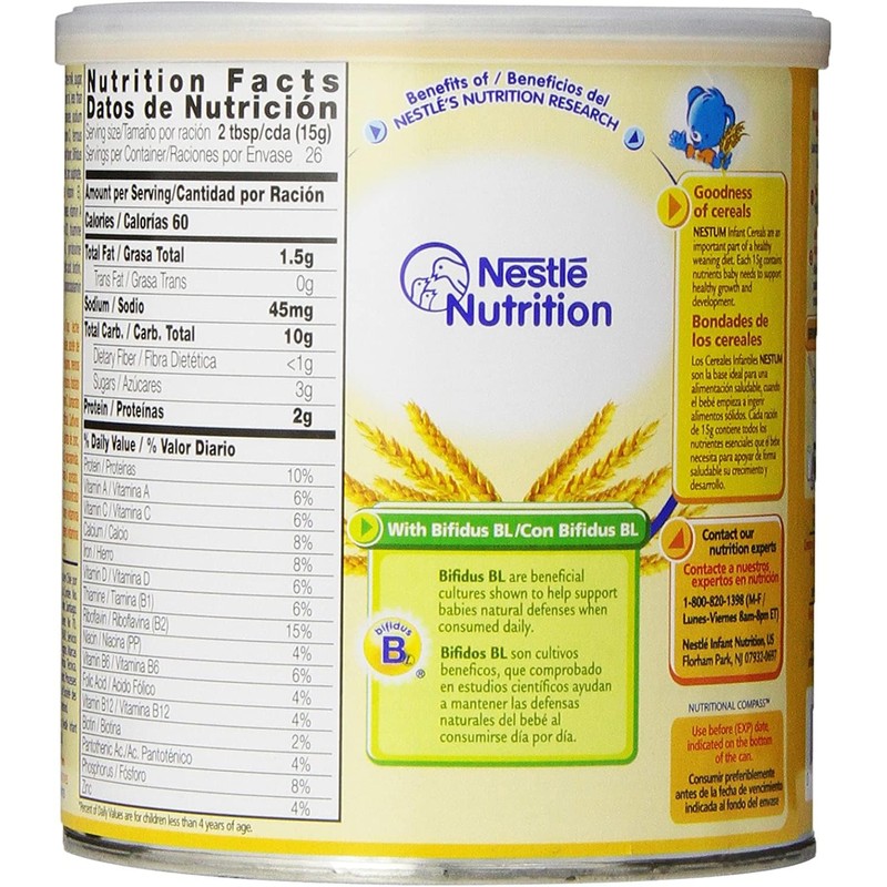 Nestle Nestum Infant Cereal (Wheat and Milk, Pack of 1)