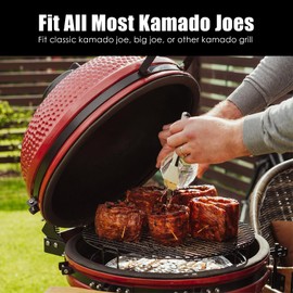 SOBEIT Kamado Joe Wire Mesh Gasket Replacement Kit, High Temp Fiberglass Kamado Joe Gasket Replacement Kit for Classic Kamado Joe Big Joe Green Joe (Mesh Gasket for Kamado Big)