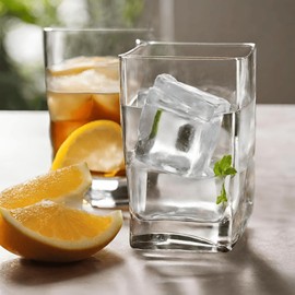 Traytastic! Silicone Large Square Ice Cube Tray Mold - Great for making Large/Giant Ice Cubes approximately 2" x 2" x 2" in size.