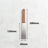 Hake City Gold Spatula Pattern, Stainless Steel, 1.8 inches (45