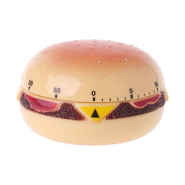DIIOOMIEEU Hamburger 60 Mechanical Timer Countdown Alarm Kitchen Cooking Reminder to