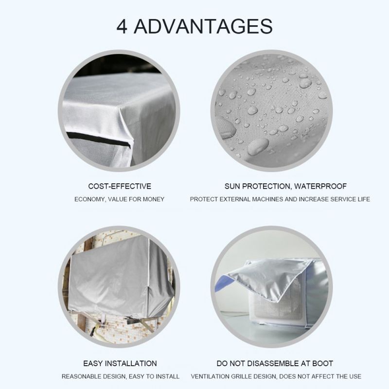Air Conditioner Covers for Winter Outside Sunproof Dustproof Air Conditioner