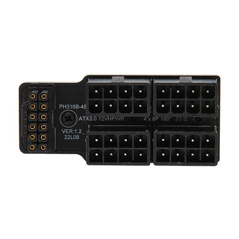 ATX 4 8P Up Angled Adapter 32P To 16P 600W
