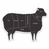 2 x 10cm Meat Cuts Lamb Sheep Vinyl Sticker Laptop