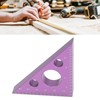 3in Right Angle Measure Ruler Thick Aluminum Alloy 45 Degree