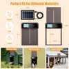 Automatic Chicken Coop Door Solar Powered, LCD Screen Electric Auto