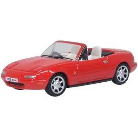 OXFORD 1/76 Mazda MX-5 Roadster NA Red Oxford Mini Car