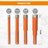 Dry Diamond Drill Bit Set,BGTEC 10pcs 1/4" 6mm Hole Saw