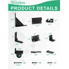 Wmebee Sliding Gate Kit,Heavy Duty Gate Hardware with Wheel, Anti