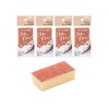 Kikuron Kitchen Sponge, Ag+ Antibacterial, Maroon, 1 Piece x 4,