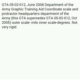 MapTools Super GTA Topographic Flexible Map Scale & Protractor - Military UTM/MGRS Reader