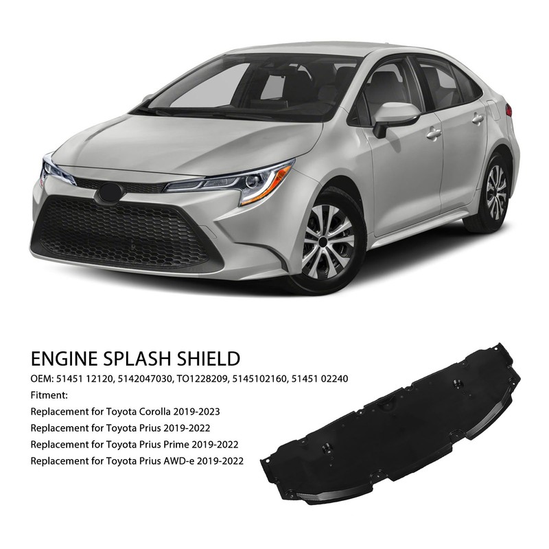 Engine Splash Shield 51451 12120 Front Center Undercar Shield Replacement