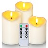 Raycare Outdoor Waterproof Flameless Candles, Battery Operated LED Candles with