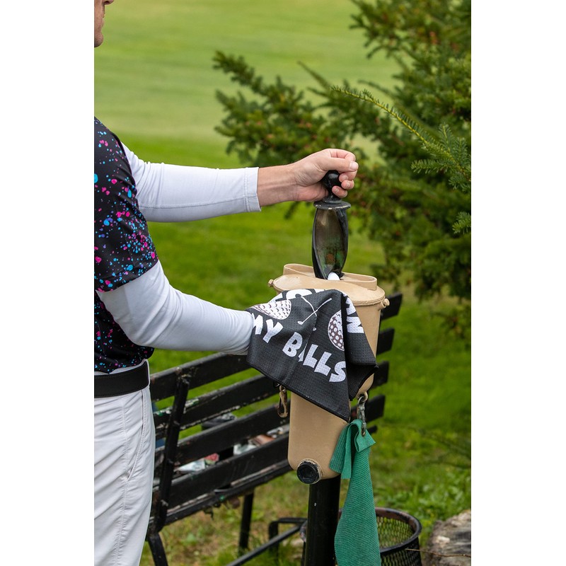 SHANKITGOLF Funny Golf Towel Gag Gift Clean Golf Balls Fun