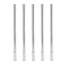2 ft Long Chain Link Fence Post Extenders for 1 5/8" Fence Posts (Pack of 5)
