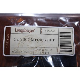 Longaberger Cc 2007 Membership Stripe Fabric Liner, 2334341 New