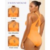 SHAPELLX Tummy Control Swimwear Push Up One Piece Bathing Suits