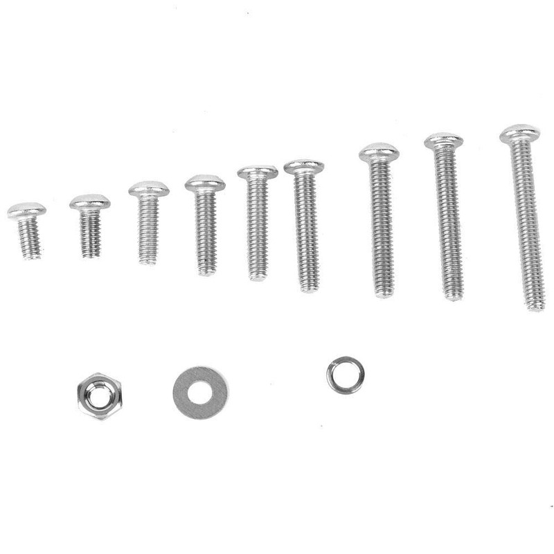 662PCs M2.5 SUS304 Stainless Steel Pan Head Hex Socket Screw