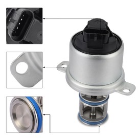 AULINK EGV1031 EGV4479 EGR Exhaust Gas Recirculation Valve (6.0L V8 Only) For Ford E-350 E-450 Super Duty 2005-2010,Excursion 2005, F250 F350 F450 F550 Super Duty 2005-2007