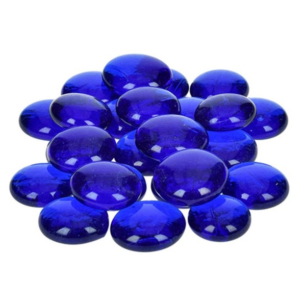 Efco 2273948 Glass nuggets 13-15mm blue, 10 x 10 x 5 cm