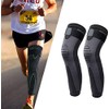 Fundas de Compresión Transpirables 3 Pares para Rodilla y Pantorrilla