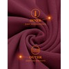 URRU Thermal Underwear for Men Fleece Lined High Stretch Long