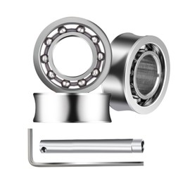 MAGICYOYO Unresponsive Yoyo Bearings - Pack of 3 Stainless Steel U Type Professional 10 Ball Yoyo Bearings for with Bearing Revomal