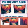 Roowest 24 Pcs Mountain Makeup Bag with Mirror Colorado Souvenir