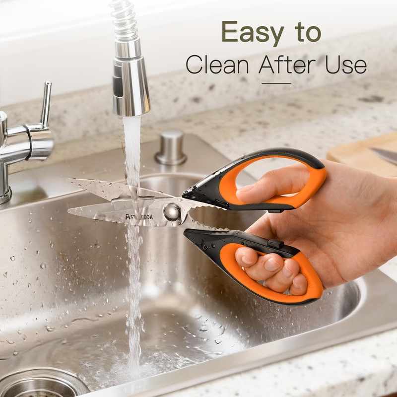 Astercook Kitchen Scissors All Purpose Heavy Duty,3 Pack Kitchen Shears