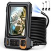 Endoscope Borescope Camera with Light, 4.3" IPS 1920P HD Inspection