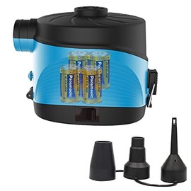 OBEST Electric Air Pump Portable Quick Fill Air Mattress Pump with 3 Nozzles for Outdoor Camping Inflatable Cushions Swimming Ring Bed Pool Boat Raft Toys