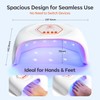 modelones UV LED Nail Lamp, Light for Gel Nails Nail