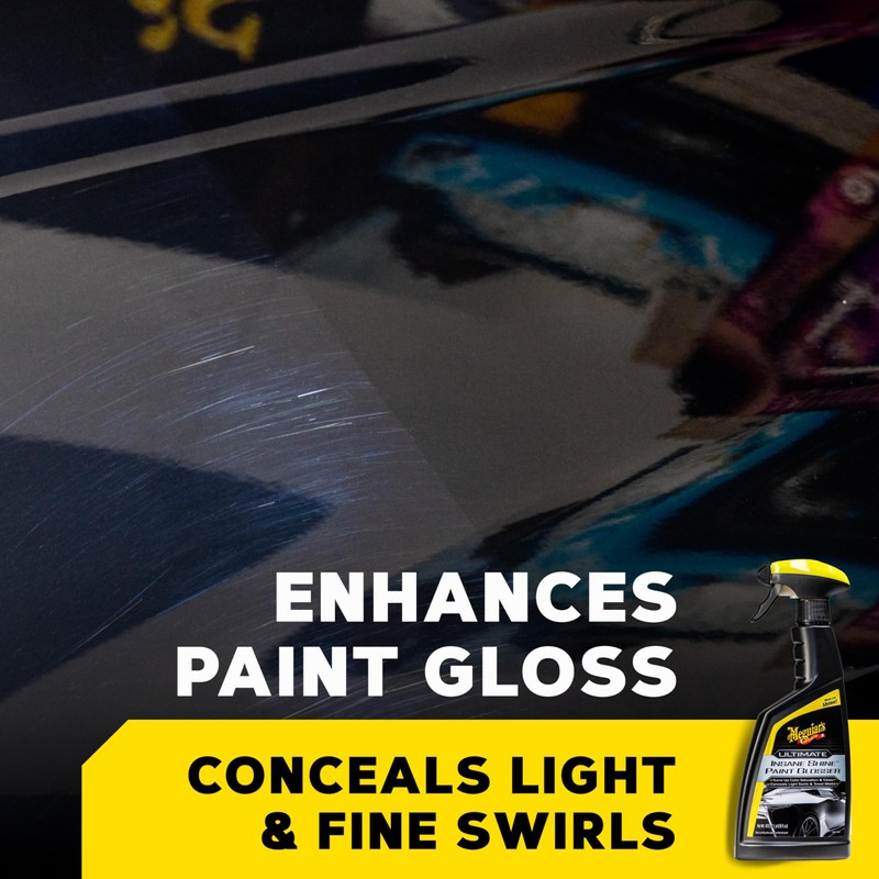 Meguiar's Ultimate Insane Shine Paint Glosser, Easy-to-Use Spray On and