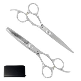 axis YR Set 6.0 Inch Hair Cutting Self Cutting Shears Scissors Skinny Scissors [Axis Professional Scissors]