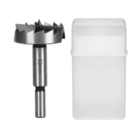 2 Inch Forstner Drill Bit 50mm Forstner Bits 5/16 Inch Round Shank Wood Drilling Bit Woodworking Hinge Cutter Tool Kits for Wood Plywood Plastic