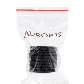AURORIS - 10m Rolle Lederband rund - Ø 1,5mm - schwarz