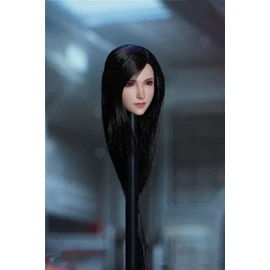1/6 Tifa Head Sculpt Mujer Soldado Cabeza Tallado Modelo Ajuste PH TBL Figura de Acción Pálida Muñecas Cuerpo