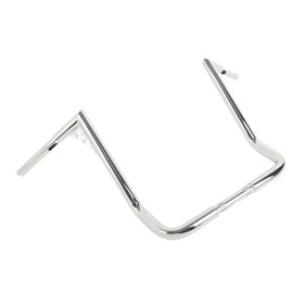 XFMT Motorcycle Chrome 18" Rise 1.25" Ape Hanger Handlebar For Harley Touring Electra Glide FLHT FLHTC Dressers Baggers 1982-2023