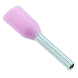 Pink 0.35mm Insulated Bootlace Ferrule - Pack of 100