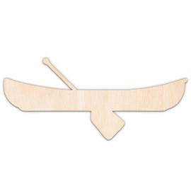 Creative Deco Personalisierte Fahrzeuge Sperrholz 3mm | Kajak | 5-100 cm |Transportmittel Holz Formen | Wand Deko Bastelset | Lasergeschnittene Sperrholzausschnitte für Decoupage, zum Basteln