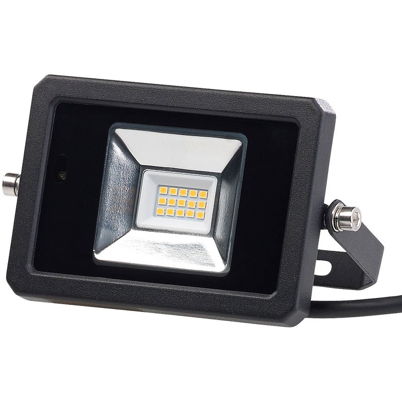 Luminea LED Floodlight Remote Control: Set of 2 Weatherproof LED