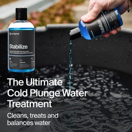 Ice Barrel 3in1 Water Treatment for Ice Bath, Spa, Hot Tub, Cold Plunge Tub, and Small Swimming Pool (8 oz, Pack of 2) – Conditioner, Softener, and Water Stabilizer for Cold Water, No Chlorine