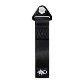 Auto-Dress Racing Tow Loop, Load Capacity 3t, Racing Hook Tow Strap (Black)