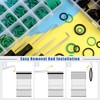 Glarks 553 Pcs Metric Universal O-Ring Assortment Set, 36 Sizes,